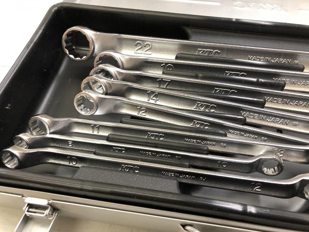 京都機械工具 TM508 メガネレンチセット (8本組) TM508 ＫＴＣ めがねレンチセット［８本組］ TM508 京都機械工具(KTC) めがね