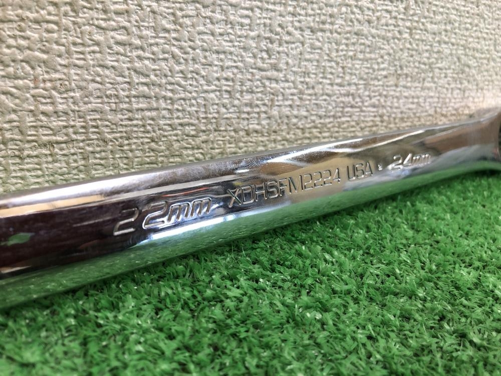 スナップオン Snap-on ストレートメガネレンチ 22mm・24mm スナップオン Snap-on ストレートメガネレンチ 22mm・24mm