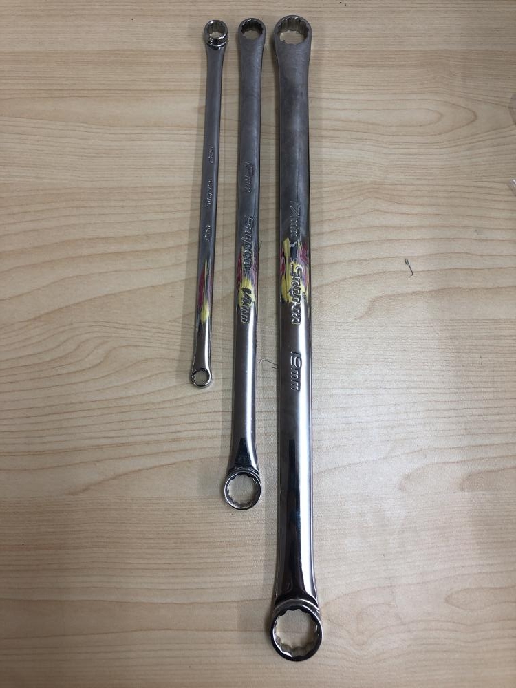 Snap-on スナップオン ストレートメガネレンチ 3本セット XDHFM1719 