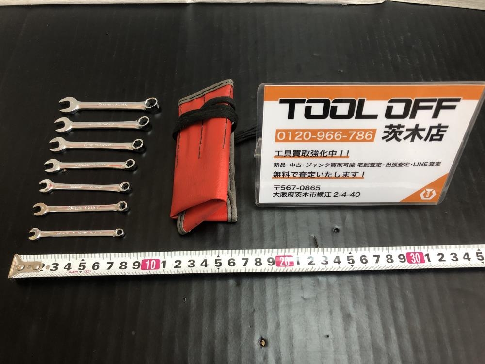 Snap-on スナップオン コンビネーションレンチセット OXIM4～9 7本