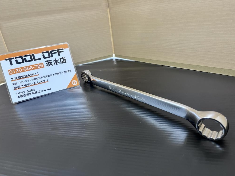 Snap-on オフセットメガネレンチ 21-24㎜ XBM2124Aの中古 中古B使用感