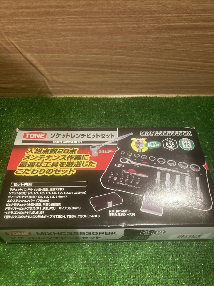 TONE ソケットレンチビットセット MIXHC32530PBKの中古 中古A(美品) 《東京・調布》中古工具販売の専門店│ ツールオフ調布店  ｜中古工具販売のツールオフ