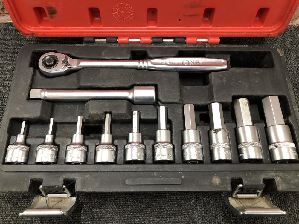 TONE ヘキサゴンソケットレンチセット H4100MPの中古 中古C傷汚れあり 