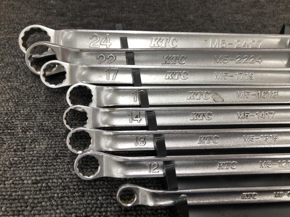 KTC オフセットメガネレンチ 8点セット M5-2427～M5-0810の中古 中古C 