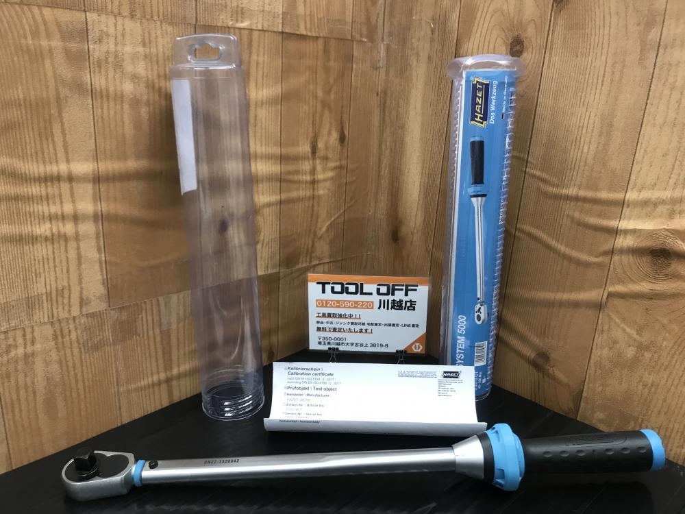 HAZET トルクレンチ 5122-3CT 40-200Nm ※ケース破損の中古 未 HAZET トルクレンチ 5122-3CT 40-200Nm ※ケース破損の中古 未