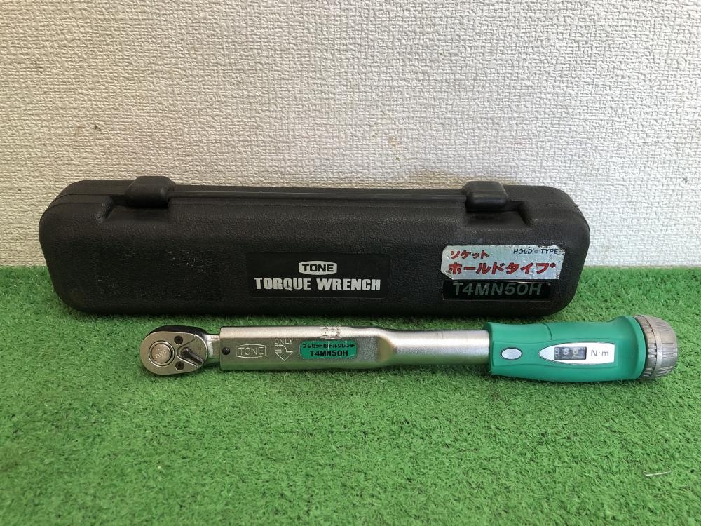 TONE プレセット型トルクレンチ T4MN50Hの中古 中古B使用感あり