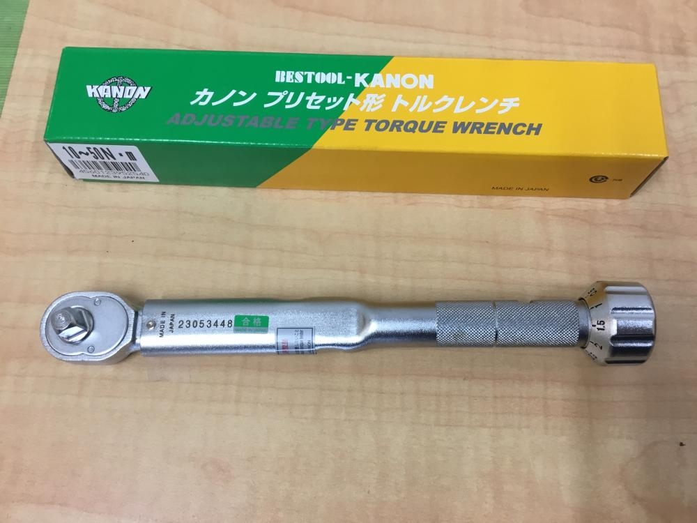 【中古】カノン KANON N50QLK プリセット型トルクレンチ ※未校正の為ジャンク扱い【ハンズクラフト佐賀】 KANON プリセット型トルクレンチ N50QLKの中古 未使用品 《神奈川