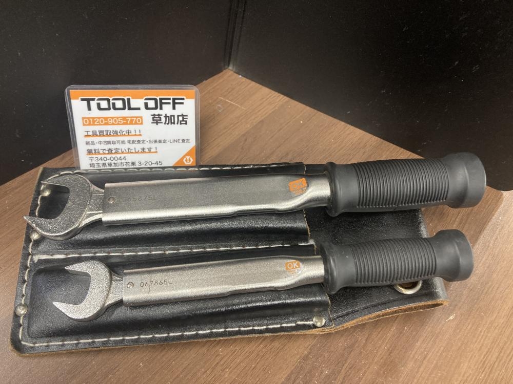 TOHNICHI 工具 レンチ 17×17 2Ｎ･m/22×39 9Ｎ･m/二本セット/ケース付き TOHNICHI トルクレンチ 2本セット 22xT39.9N・m 17xT17.2N・mの中古