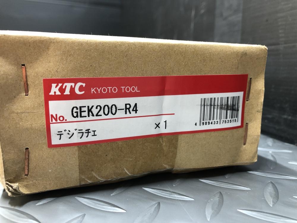 京都機械工具(KTC) デジタルトルクレンチ デジラチェ GEK200-R4 - 道具