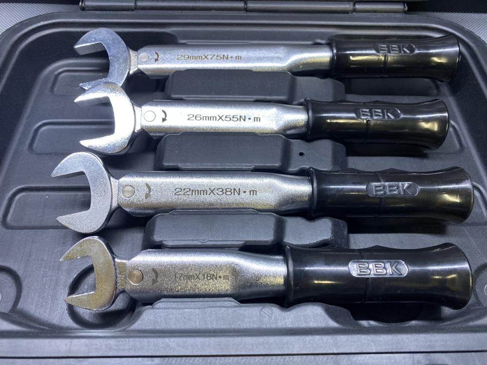 美品 BBK 標準トルクレンチ4本セット ATQ-180、ATQ-380、ATQ-550、ATQ
