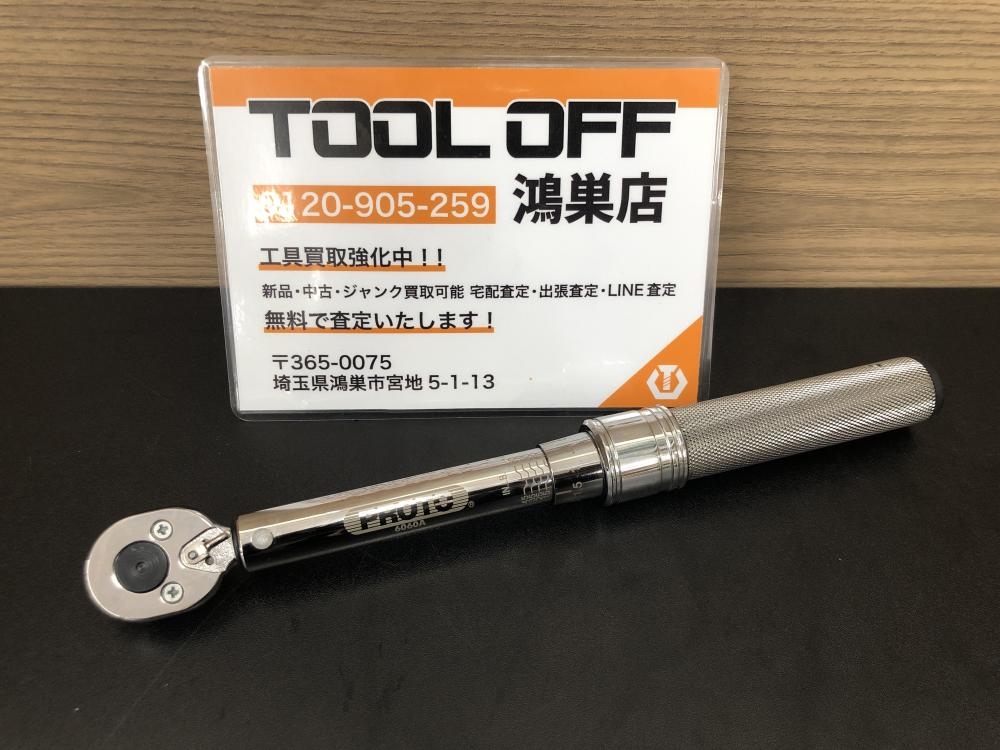 PROTO トルクレンチ 6060Aの中古 中古C傷汚れあり 《埼玉・鴻巣》中古工具販売の専門店│ ツールオフ鴻巣店 ｜中古工具販売のツールオフ