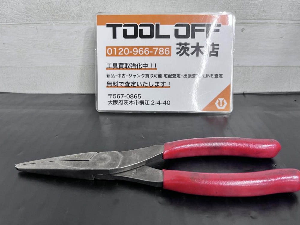 スナップオン Snap-on ニードルノーズプライヤー 96ACFの中古 中古B使用感あり 《大阪・茨木》中古工具販売の専門店│ ツールオフ茨木店  ｜中古工具販売のツールオフ