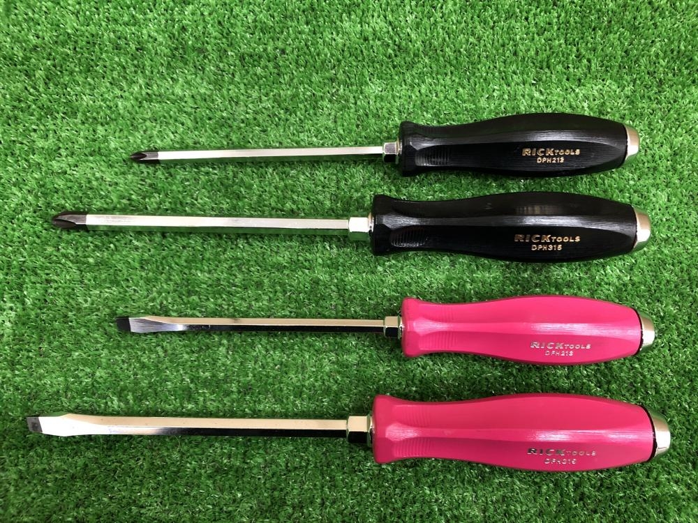 RICK TOOLS プラス/マイナス貫通ドライバーセット DPH213/DPH315 DFH213/DFH315の中古 中古B使用感あり  《千葉・柏》中古工具販売の専門店│ ツールオフ柏店 ｜中古工具販売のツールオフ