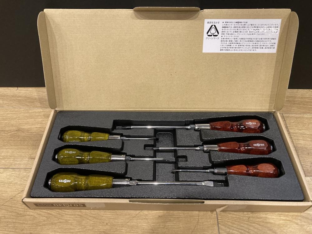 KTC 木柄ドライバーセット NTD306の中古 未使用品 《埼玉・上尾》中古