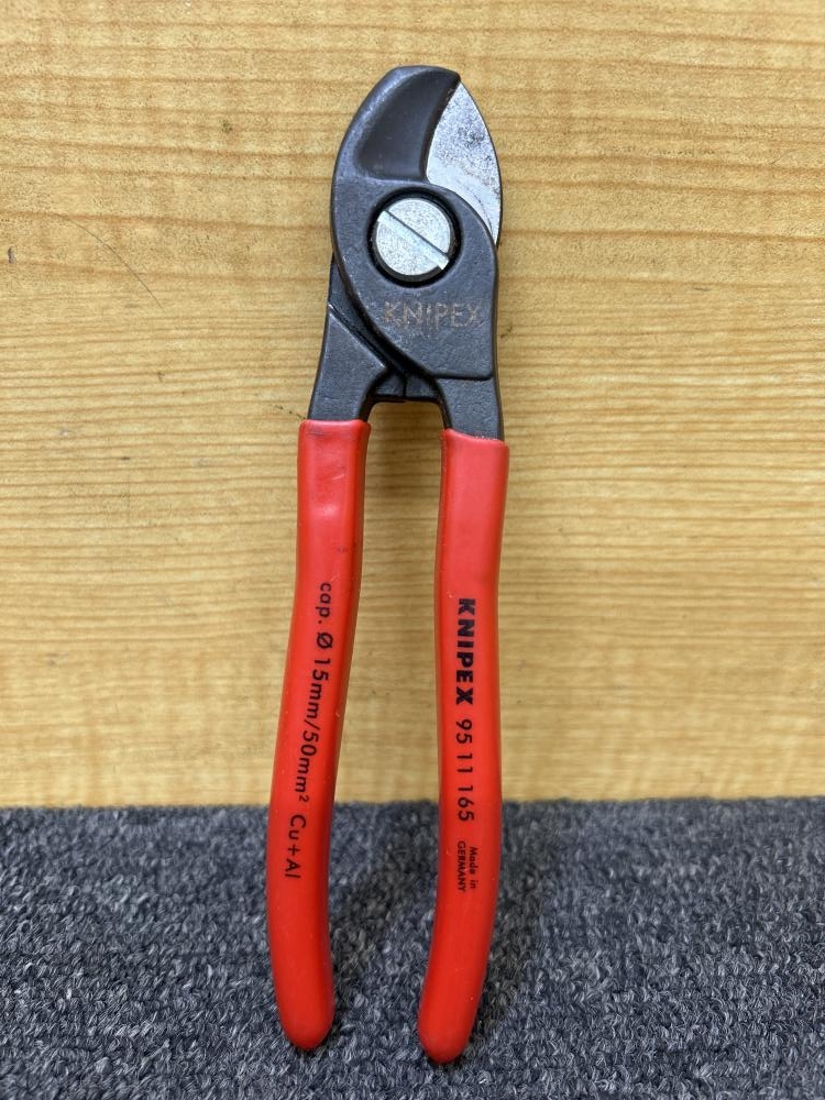 KNIPEX クニペックス ケーブルカッター 95 11 165の中古 中古B使用感