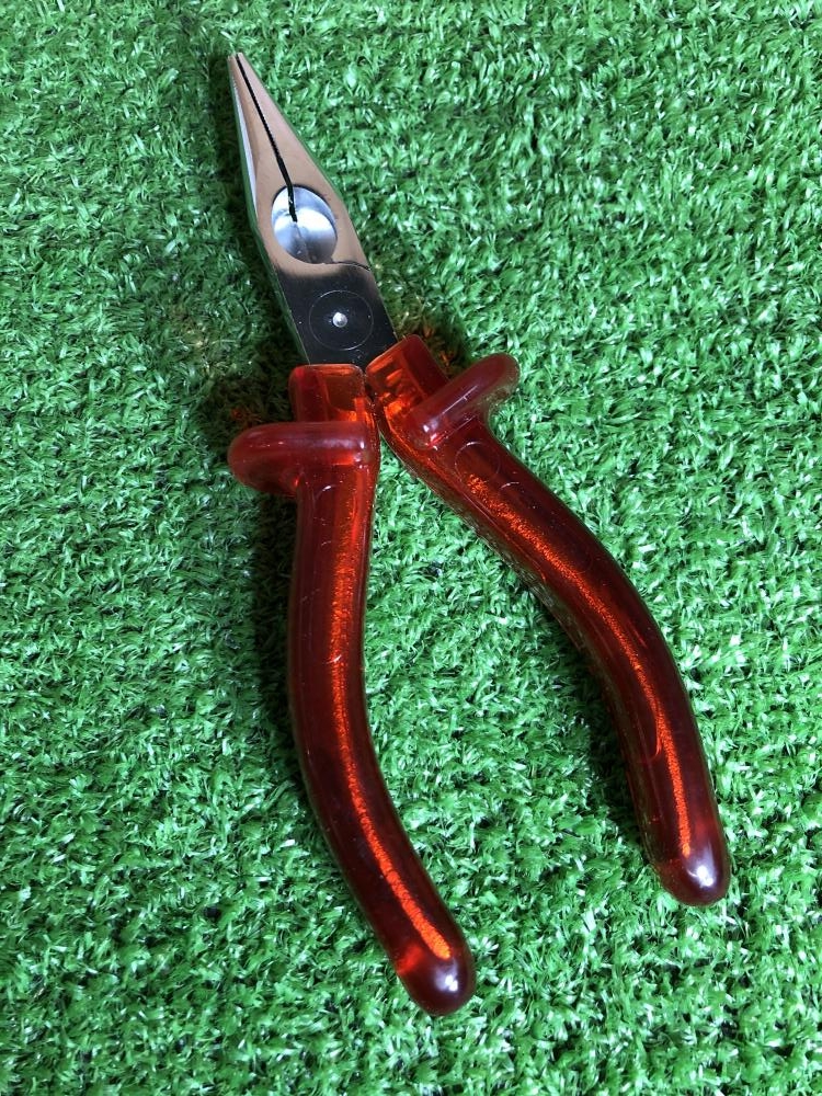 KNIPEX クニペックスプライヤー200mm 2615-200S クリアレッド