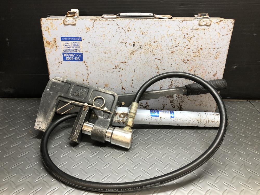 KAMEKURA 亀倉 パイプ断水機 手動油圧ポンプ式 SS-30の中古 中古C傷