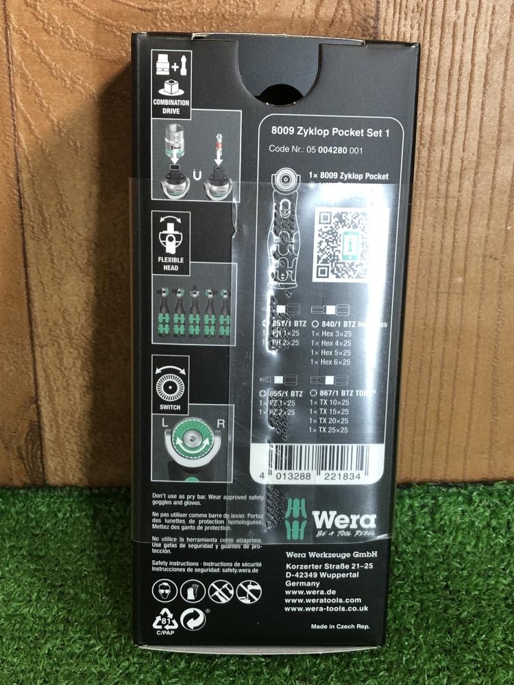 Wera ヴェラ サイクロップポケットセット 8009 ZYKLOPの中古 未使用品