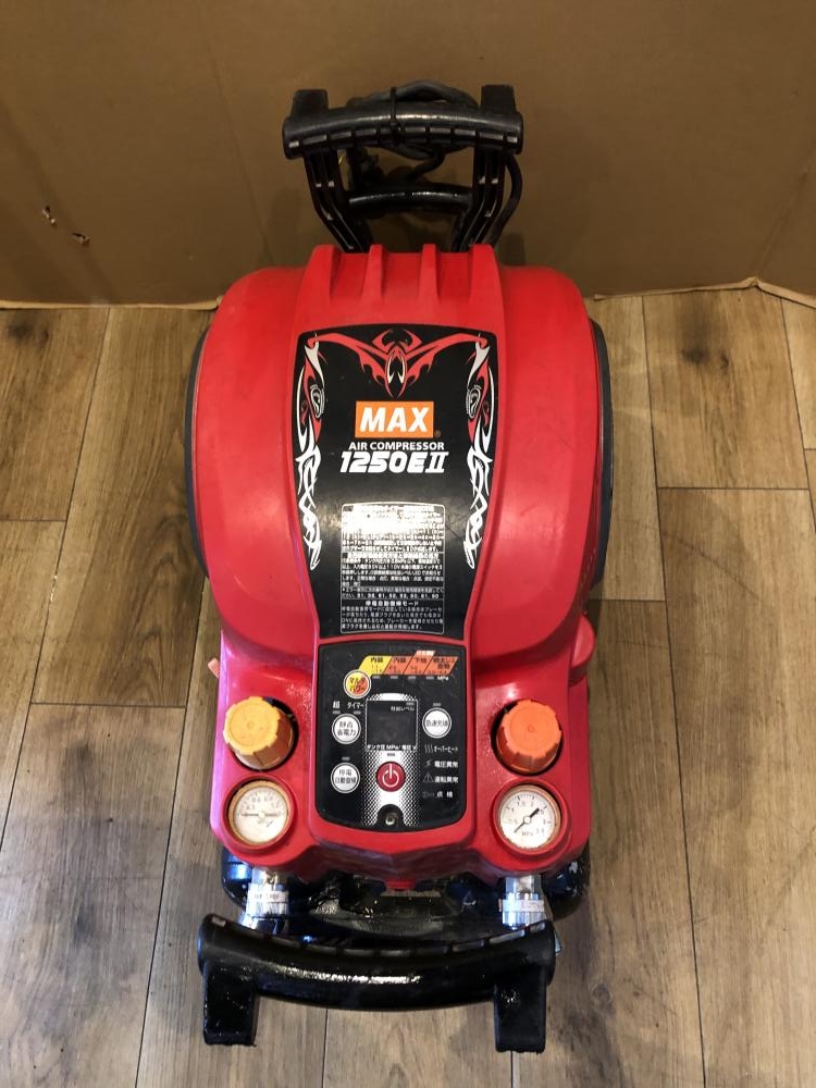 MAXエアーコンプレッサー 1250EⅡ ジャンク品部品取り-