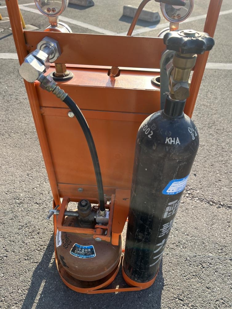 カミマル ガス溶接セット KS運搬車 KSパンダの中古 中古C傷汚れあり