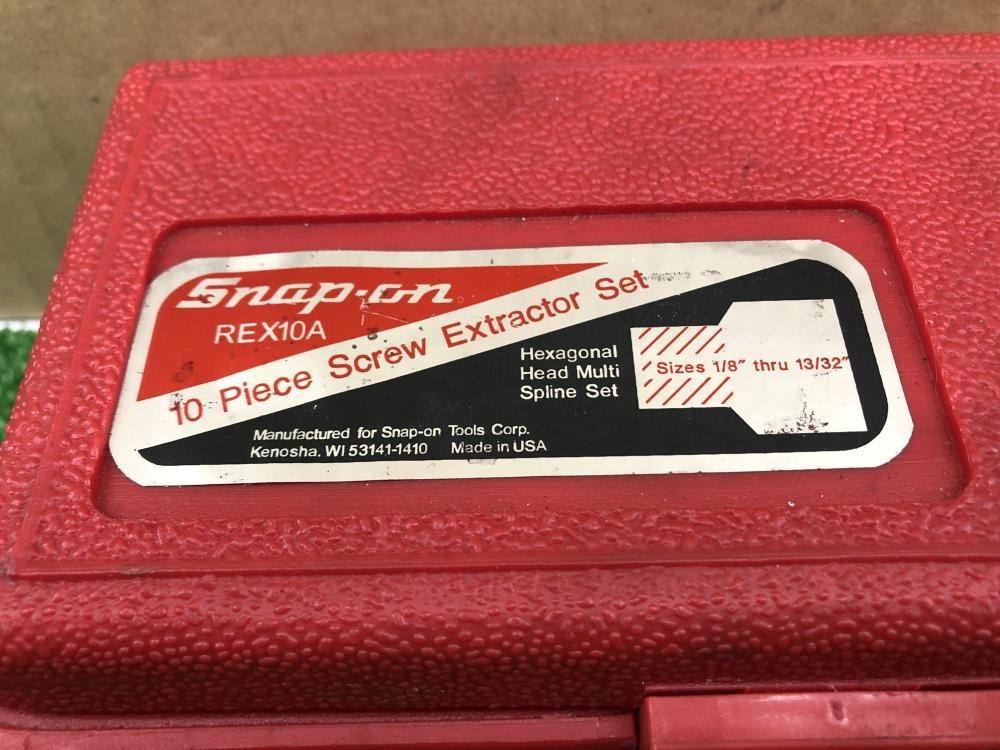 スナップオン Snap-on スクリューエキストラクター REX10Aの中古 中古B