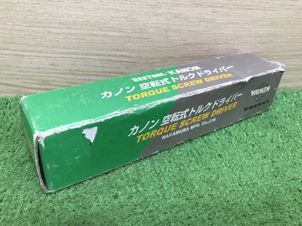 カノン KANON 空転式トルクドライバー CN500LTDKの中古 中古A(美品