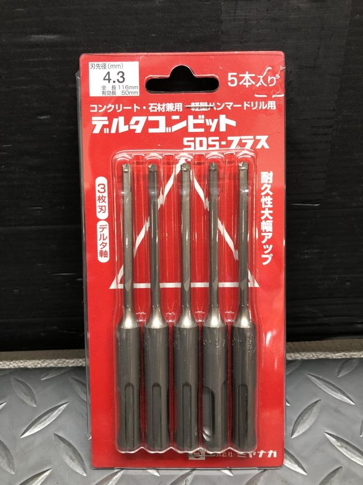 ミヤナガ デルタゴンドリルビットセット DLSD43P5の中古 未使用 ミヤナガ デルタゴンドリルビットセット DLSD43P5の中古 未使用