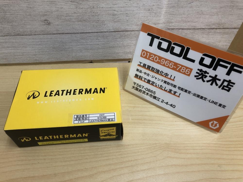 LEATHERMAN マルチツール OHTの中古 未使用品 《大阪・茨木》中古工具