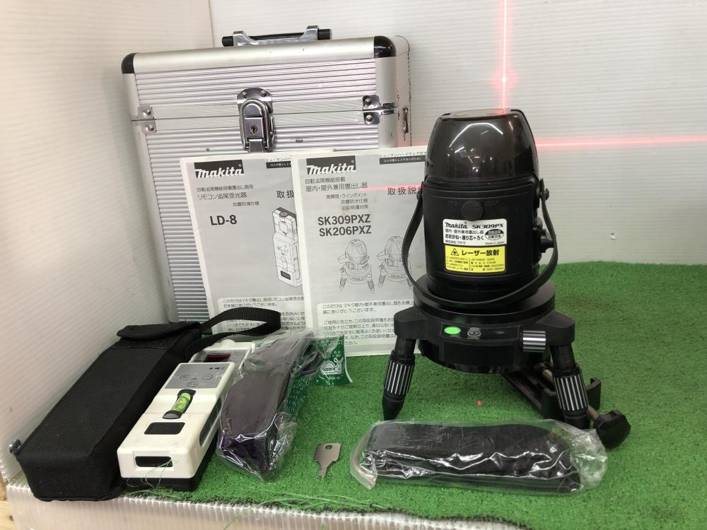 マキタ 高輝度レーザー墨出器 SK309PXZ 自動追尾の中古 中古B使用感あり 《埼玉・川越》中古工具販売の専門店│ ツールオフ川越店  ｜中古工具販売のツールオフ