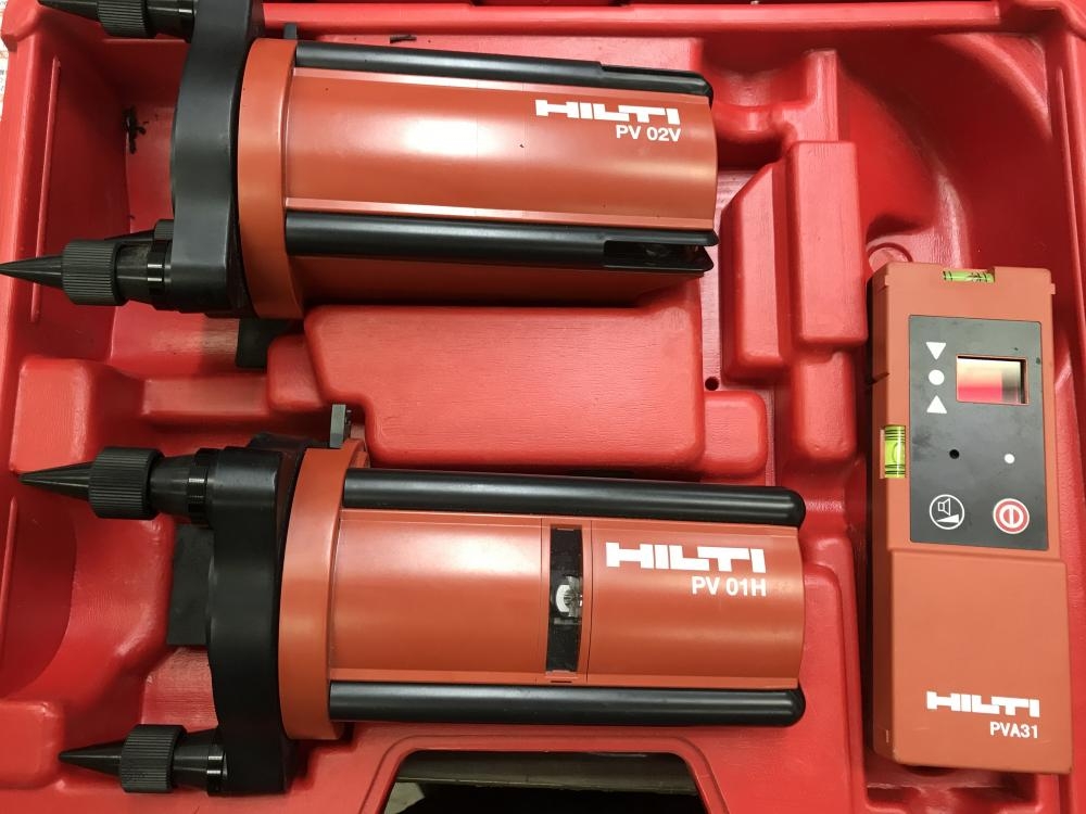 HILTI ラインレーザー墨出し器 PV01H PV02V の中古 中古C傷汚れあり 