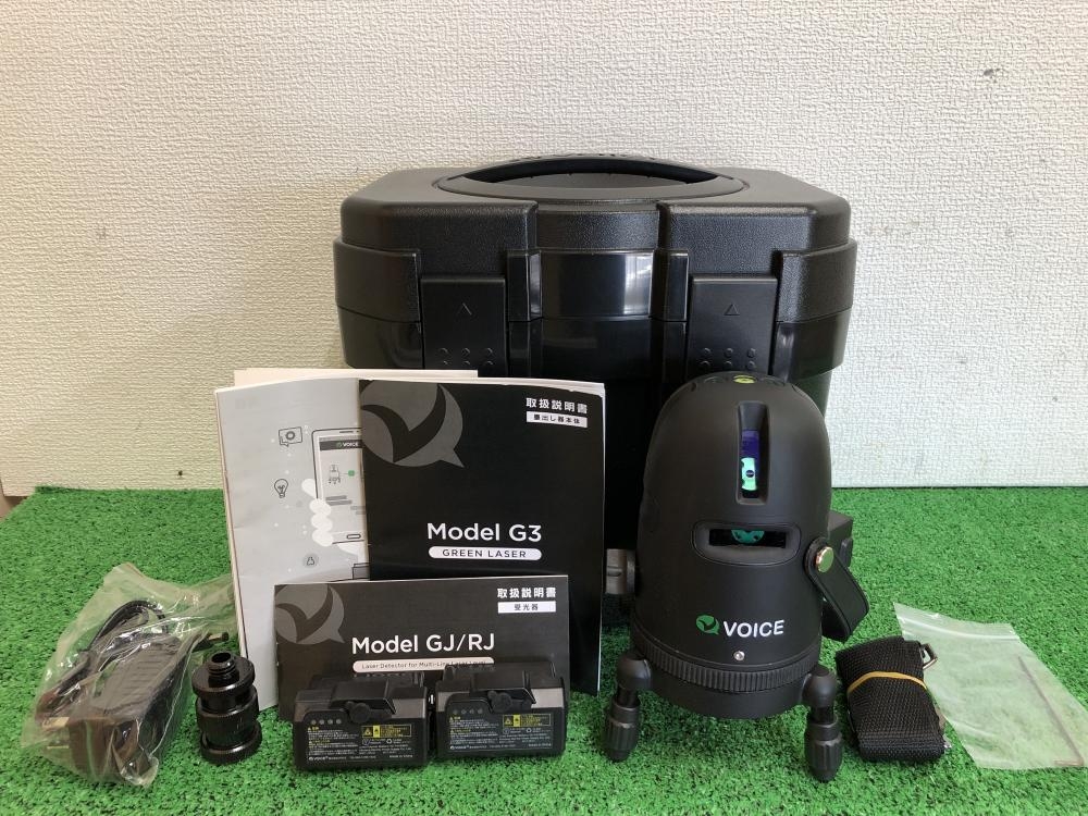 VOICE グリーンレーザー墨出し器 Model-G3の中古 中古A(美品) 《神奈川