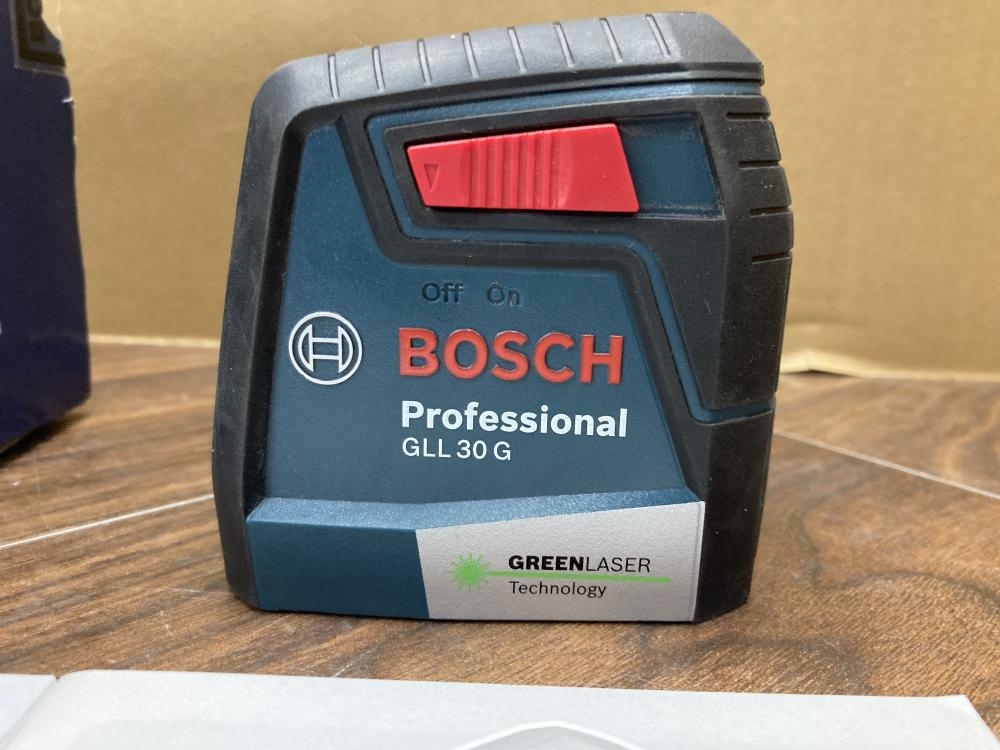 中古品○BOSCHクロスラインレーザー+三脚GLL30G○SC○ITDZNWZ31FHS