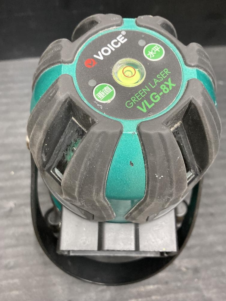 VOICE フルライングリーンレーザー墨出し器 VLG-8X の中古 ジャンク 
