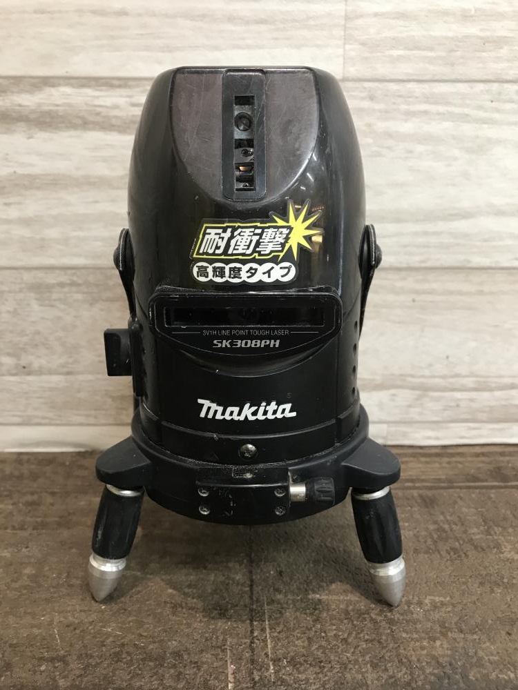 マキタ makita レーザー墨出し器 受光器無し SK308PHの中古 中古C傷 