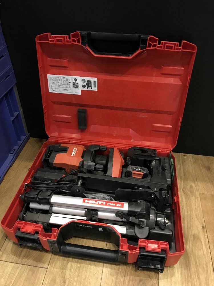 HILTI 充電式マルチラインレーザー グリーン PM40-MGの中古 中古C傷汚れあり 《千葉》中古工具販売の専門店│ ツールオフ千葉幕張店  ｜中古工具販売のツールオフ