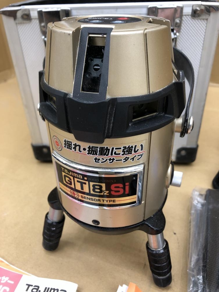 タジマ TAJIMA レーザー墨出し器 GT8zSi 受光器セットの中古 中古C傷 ...