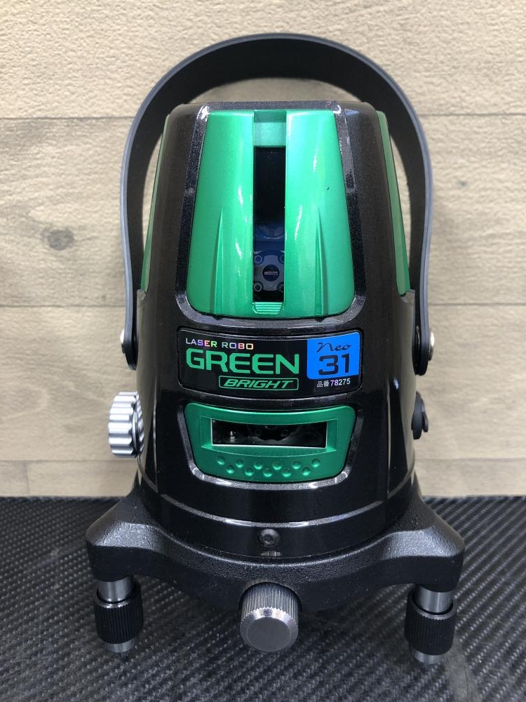 31/シンワ レーザー墨出し器 GREEN BRIGHT 品番78275 シンワ
