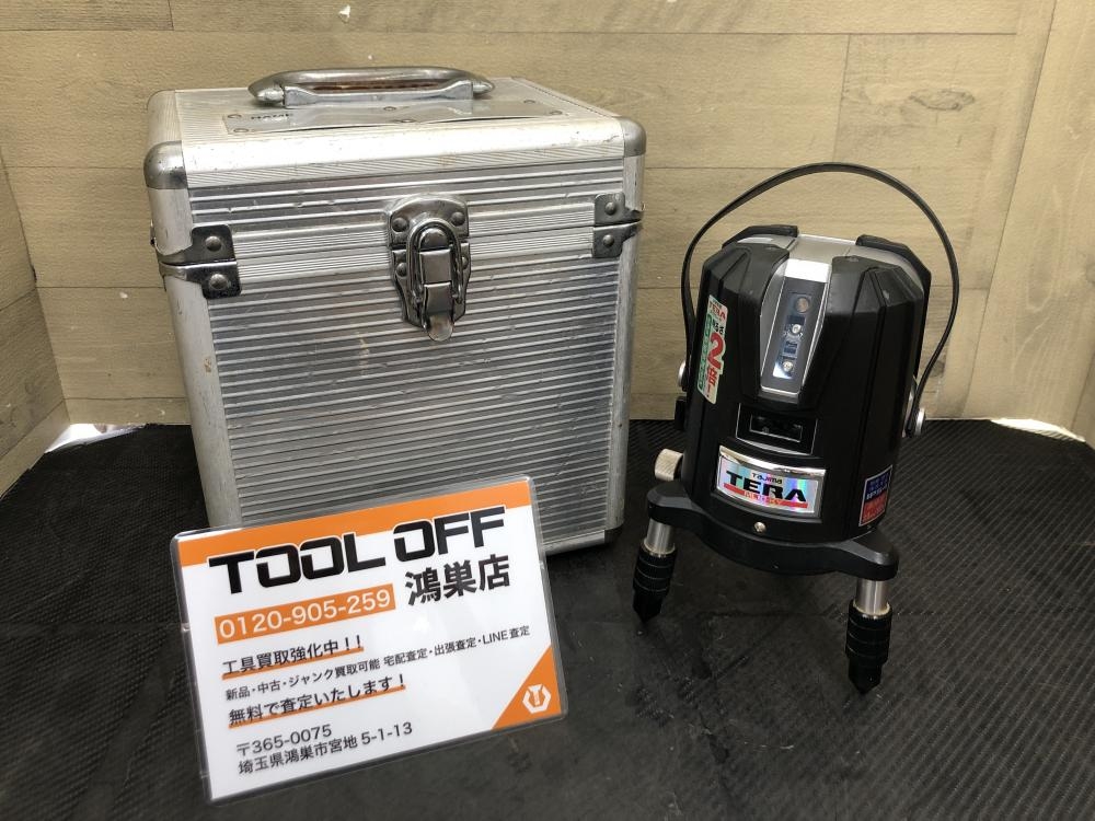 タジマ Tajima レーザー墨出し器 ML10-KY 受光器無 未校正の中古 中古C