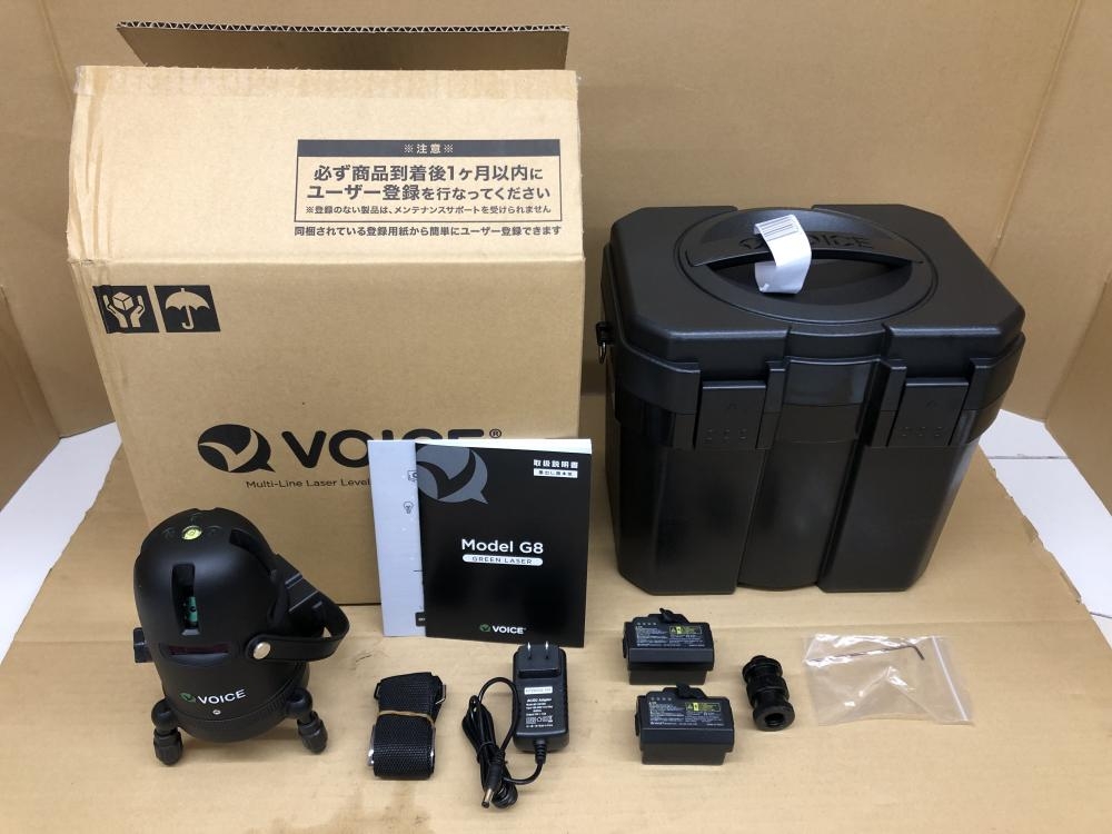 VOICE ボイス レーザー墨出し器 G8の中古 未使用品 《埼玉・鴻巣》中古 VOICE ボイス レーザー墨出し器 G8の中古 未使用品 《埼玉・鴻巣》中古