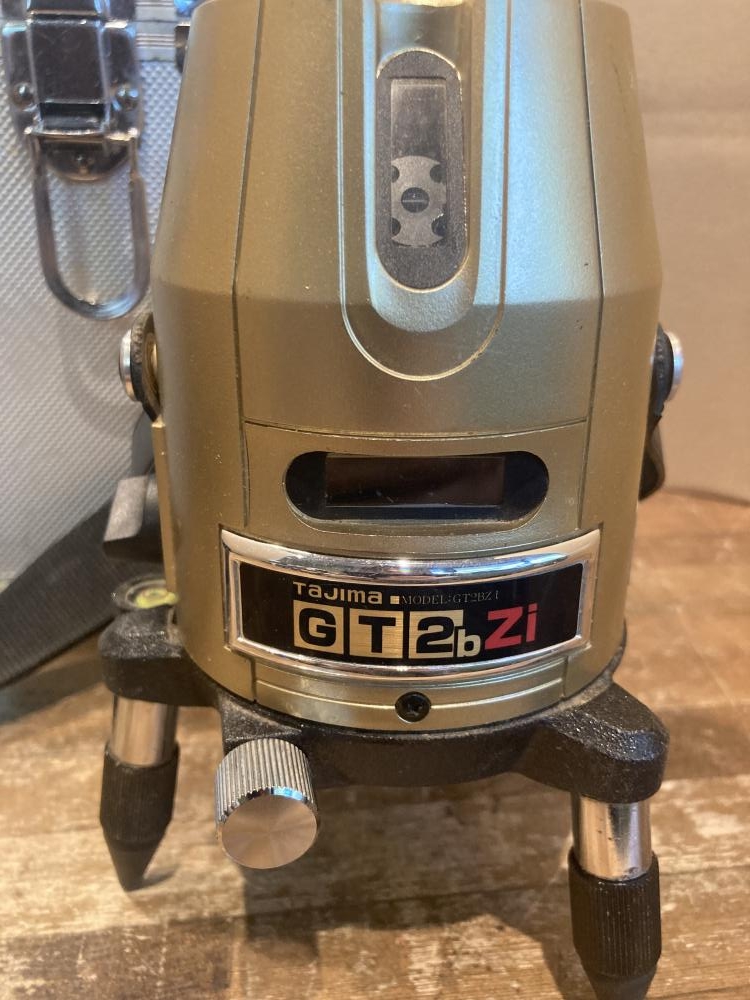 タジマ TAJIMA レーザー墨出し器 GT2bZi 受光器付 未校正の中古 中古C タジマ TAJIMA レーザー墨出し器 GT2bZi 受光器付 未校正の中古 中古C