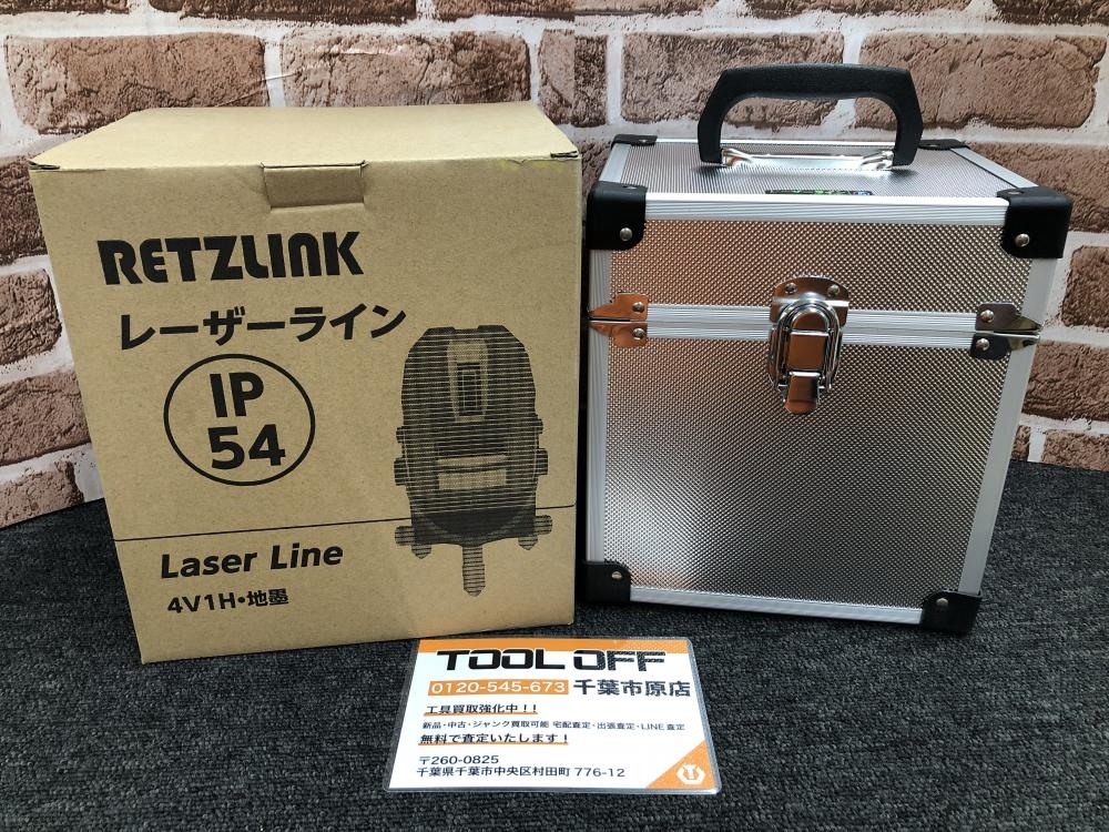 RETLINK レーザー墨出し器 RZ-LXG5の中古 未使用品 《千葉・市原》中古工具販売の専門店│ ツールオフ千葉市原店 ｜中古工具販売のツールオフ