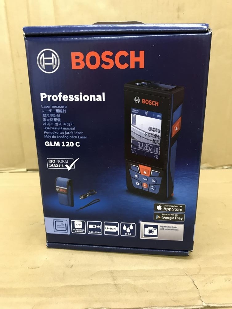 ボッシュ レーザー距離計 GLM120Cの中古 未使用品 商品詳細 ｜中古工具 