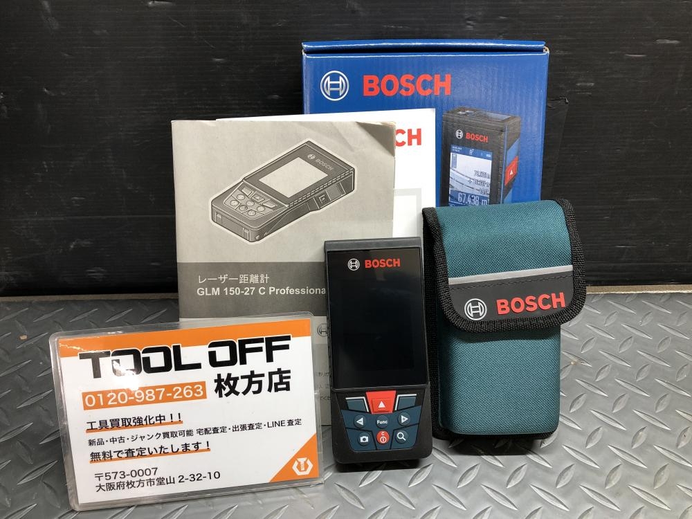 ボッシュ BOSCH レーザー距離計 GLM150-27Cの中古 中古A(美品) 《大阪・枚方》中古工具販売の専門店│ ツールオフ枚方店  ｜中古工具販売のツールオフ