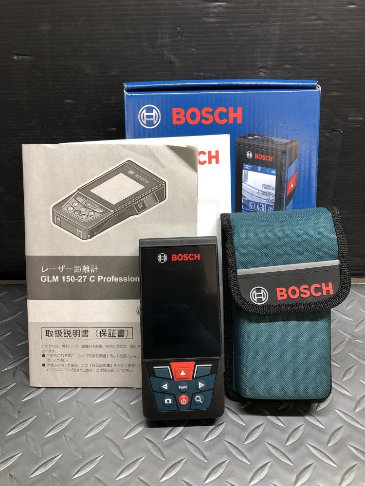 ボッシュ BOSCH レーザー距離計 GLM150-27Cの中古 中古A(美品) 《大阪・枚方》中古工具販売の専門店 ツールオフ枚方店  ｜中古工具販売のツールオフ