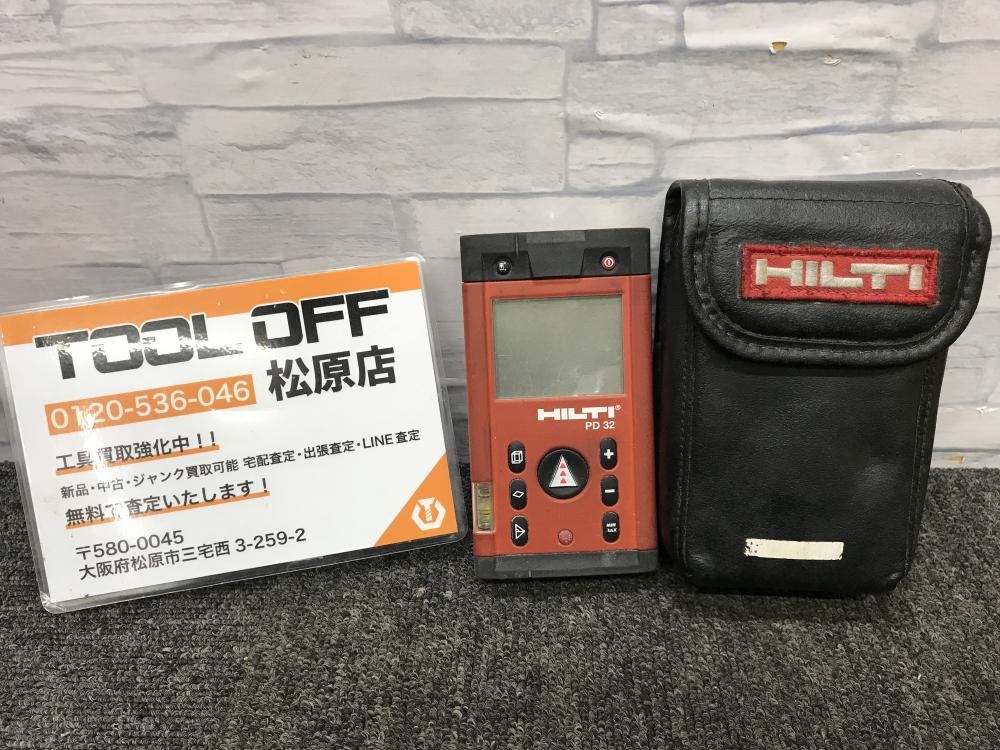 HILTI ヒルティ レーザー距離計 PD32の中古 中古B使用感あり 《大阪・松原》中古工具販売の専門店│ツールオフ松原店 ｜中古工具販売のツールオフ