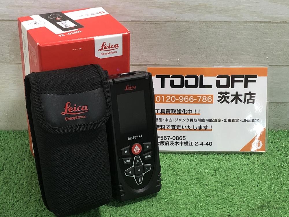 Leica レーザー距離計 DISTO X4の中古 未使用品 《大阪・茨木》中古工具販売の専門店│ ツールオフ茨木店 ｜中古工具販売のツールオフ