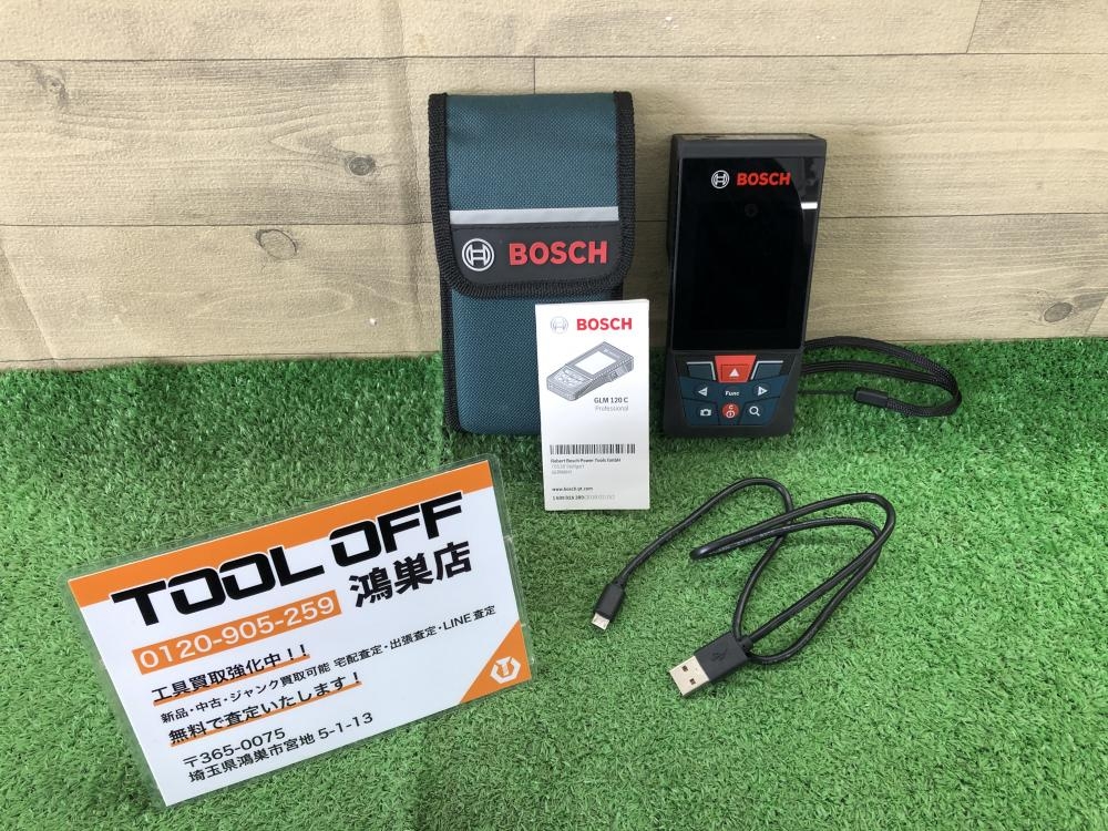 BOSCH データ転送レーザー GLM120Cの中古 中古A(美品) 《埼玉・鴻巣》中古工具販売の専門店│ ツールオフ鴻巣店 ｜中古工具販売のツールオフ