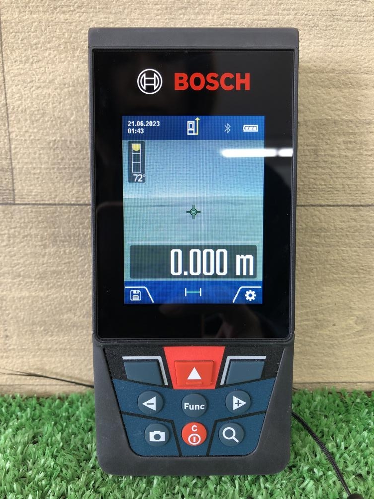 BOSCH データ転送レーザー GLM120Cの中古 中古A(美品) 《埼玉・鴻巣》中古工具販売の専門店│ ツールオフ鴻巣店 ｜中古工具販売のツールオフ