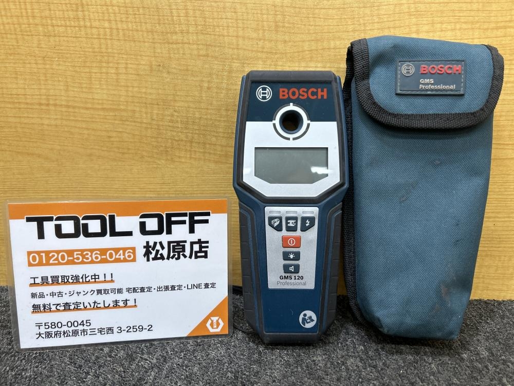 BOSCH ボッシュ デジタル探知機 ※精度不明の為ジャンク GMS120 通電 BOSCH ボッシュ デジタル探知機 ※精度不明の為ジャンク GMS120 通電