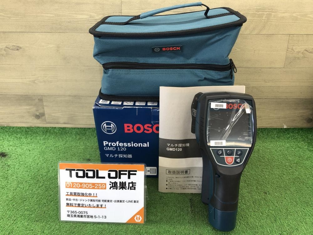 ボッシュ BOSCH マルチ探知機 GMD120の中古 未使用品 《埼玉・鴻巣 ...